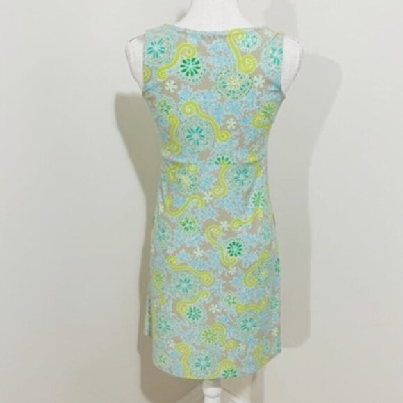 Spunk wear dress size S retro vibe in a vibrant floral print has stretch - Picture 3 of 6